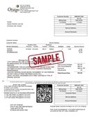 sample utility bill