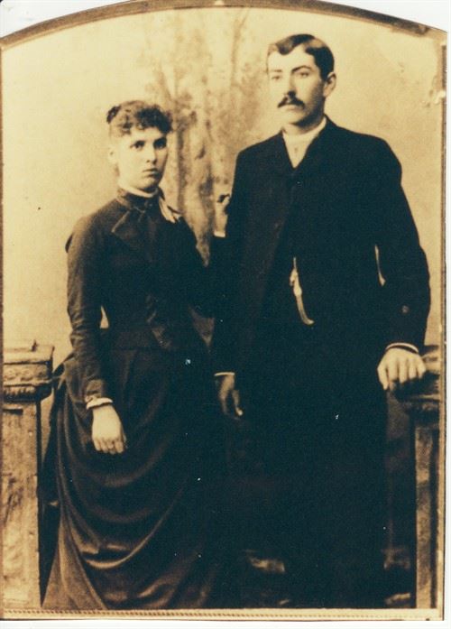 Minnie May Holt LaPlant and Charles Edward LaPlant
