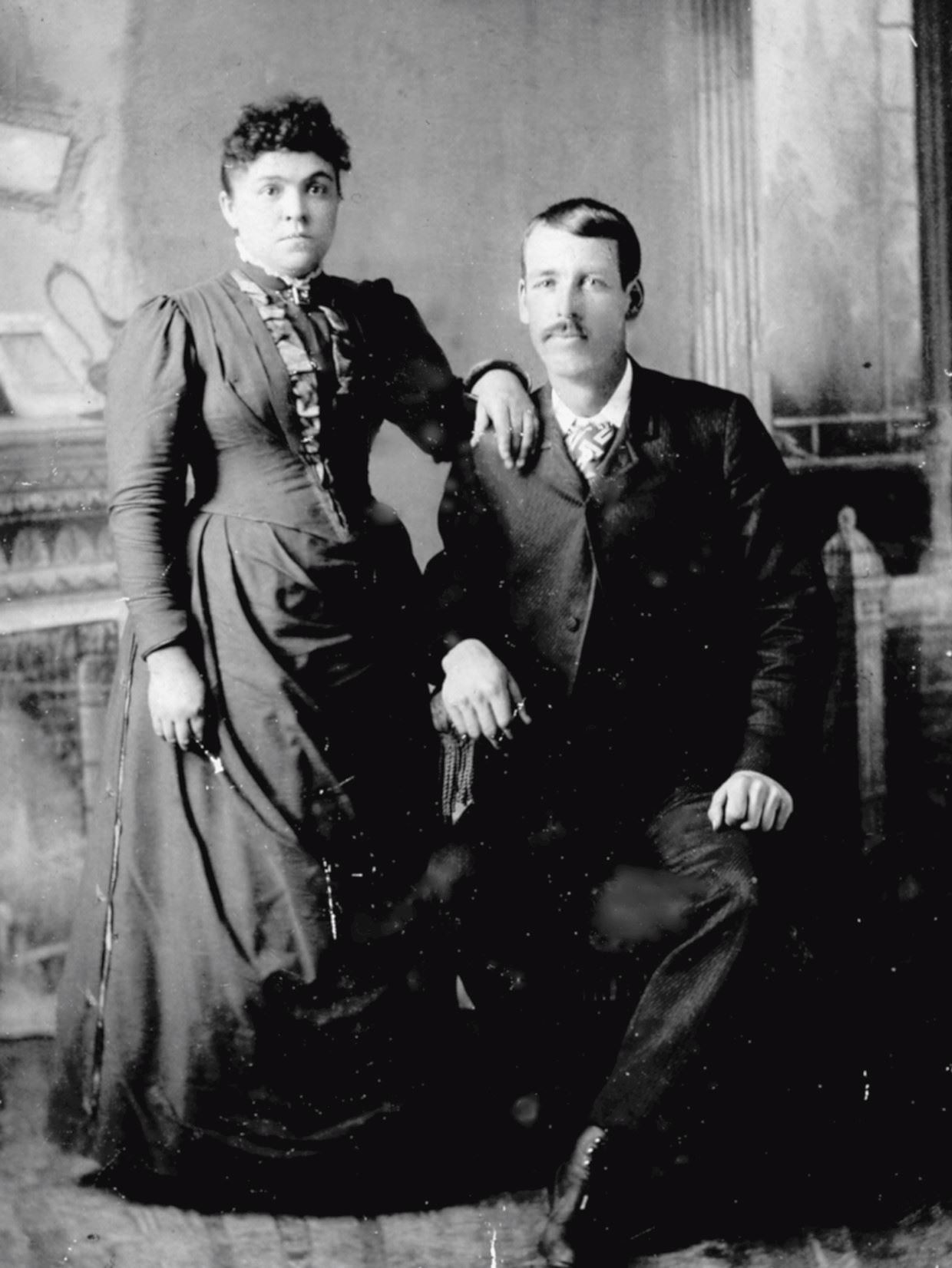 Lizzie Parker married Willand Holt in 1890 