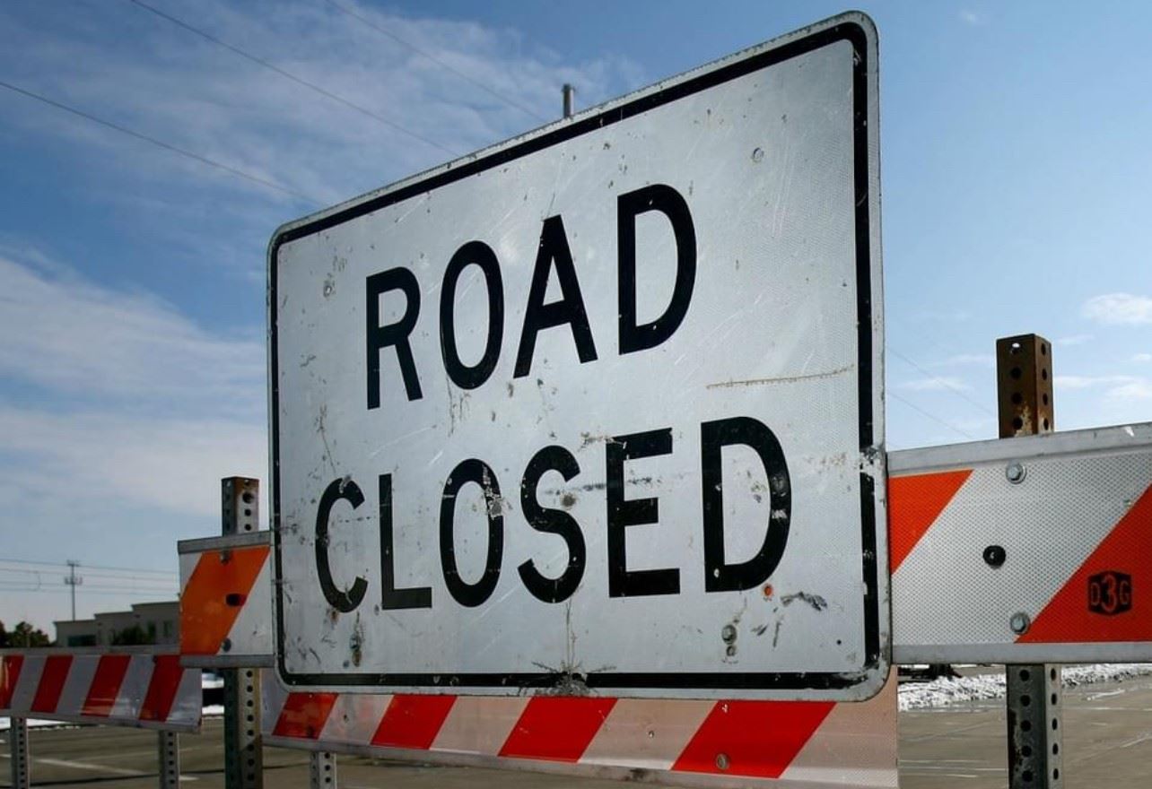 road closed