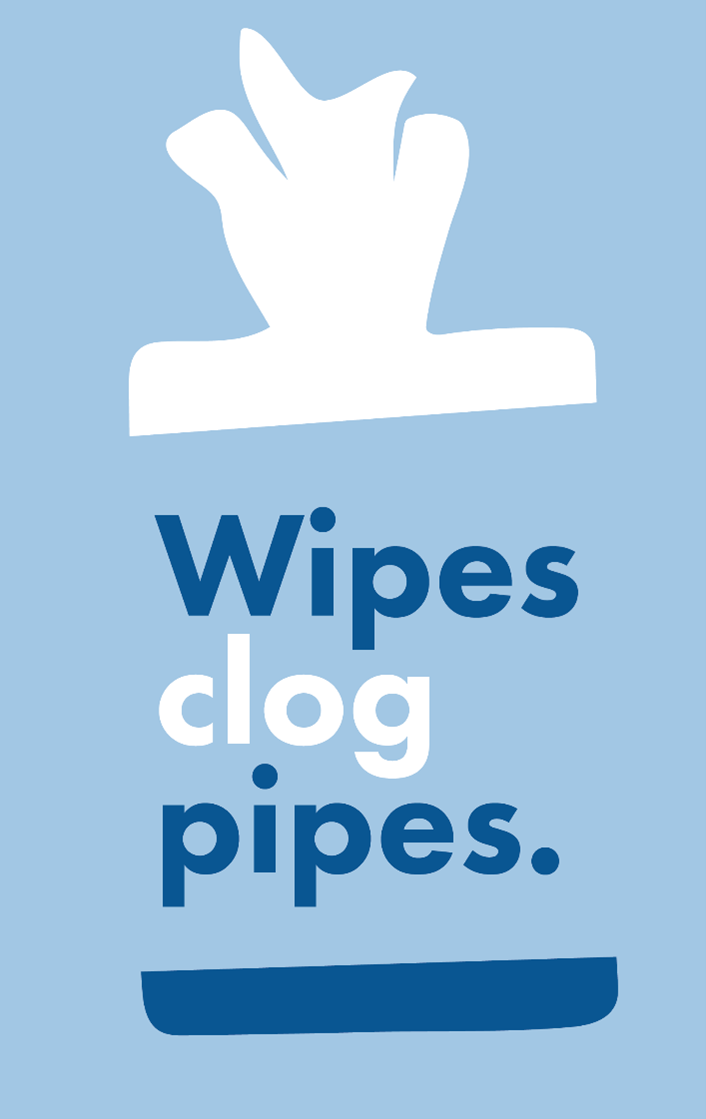 wipes clog pipes